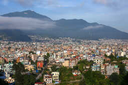 Panoramic View of Kathmandu Cityscape from Kirtipur