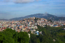 Panoramic View of Kathmandu Cityscape from Kirtipur