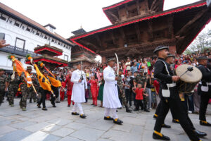 Phulpati Arrives at Dashain Ghar, Hanumandhoka, Kathmandu 2025
