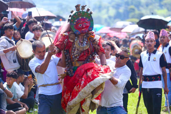 Sikali Jatra Rudrayani Festival Celebrations in Khokana, Lalitpur
