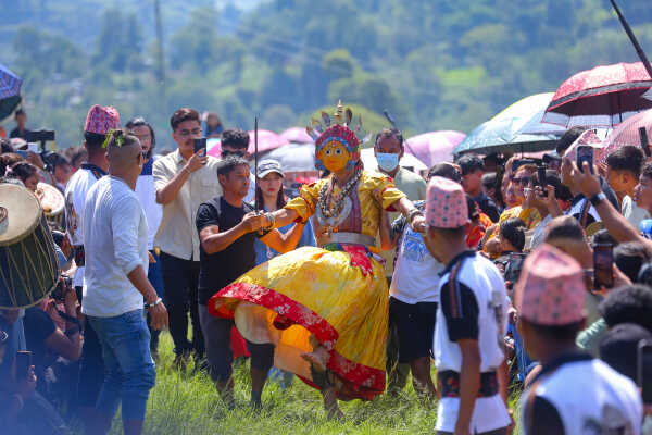Sikali Jatra Rudrayani Festival Celebrations in Khokana, Lalitpur