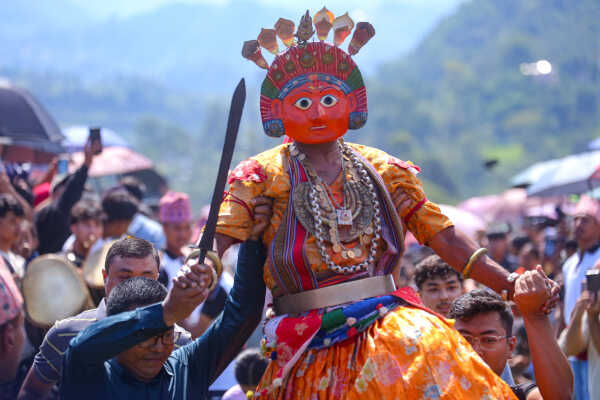 Sikali Jatra Rudrayani Festival Celebrations in Khokana, Lalitpur