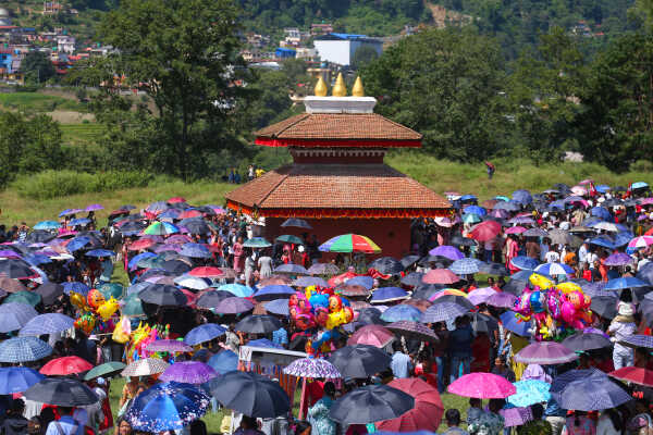 Sikali Jatra Rudrayani Festival Celebrations in Khokana, Lalitpur