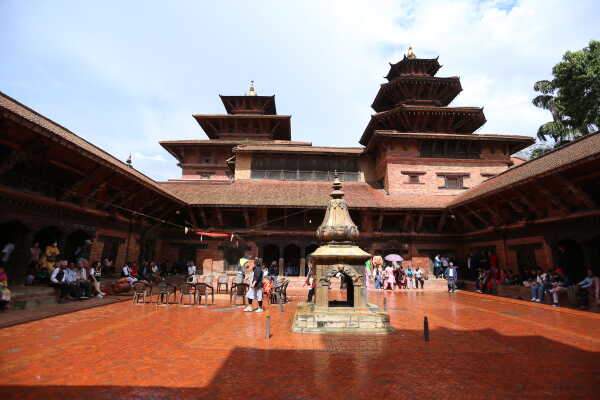 Ancient Thecho Navadurga Dance Performed at Mul Chowk, Patan Durbar Square
