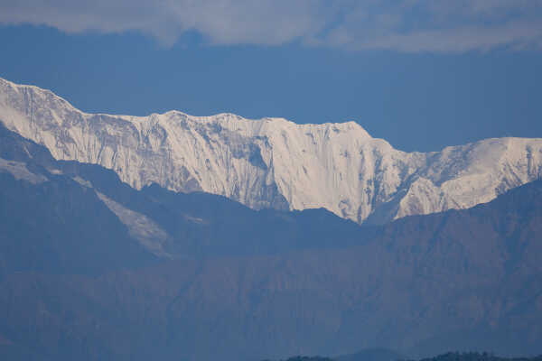 Clear Weather Reveals Stunning View of Machhapuchhre and Phewa Lake in Pokhara