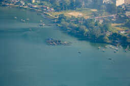 Clear Weather Reveals Stunning View of Machhapuchhre and Phewa Lake in Pokhara