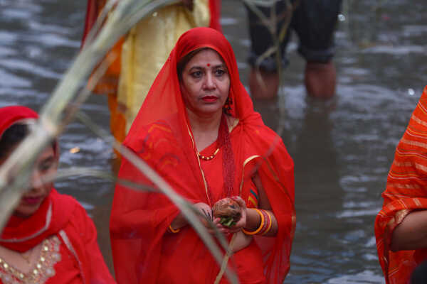 Devotees Celebrate Chhath Festival 2025 at Gaurighat, Kathmandu