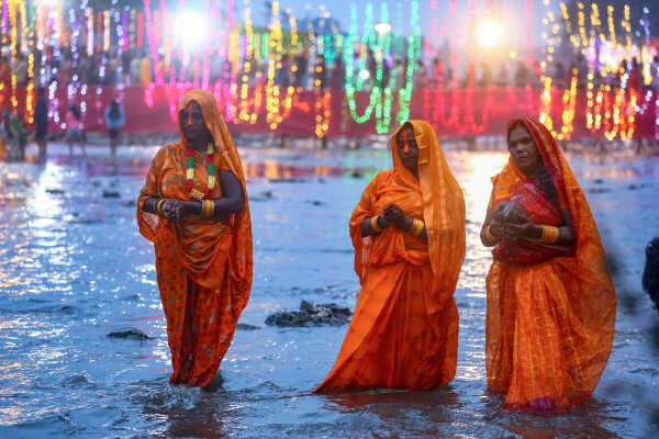 Devotees Celebrate Chhath Festival 2025 at Gaurighat, Kathmandu