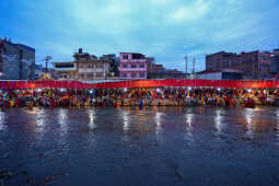 Devotees Celebrate Chhath Festival 2025 at Gaurighat, Kathmandu