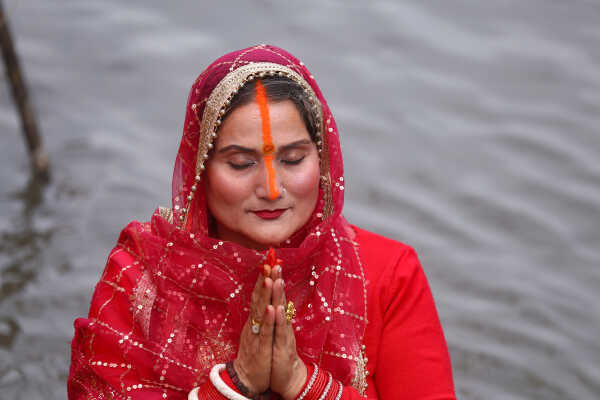 Devotees Celebrate Chhath Festival 2025 at Gaurighat, Kathmandu