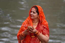 Devotees Celebrate Chhath Festival 2025 at Gaurighat, Kathmandu