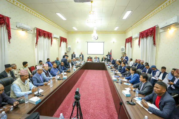 Election Commission of Nepal Holds Dialogue With Political Parti