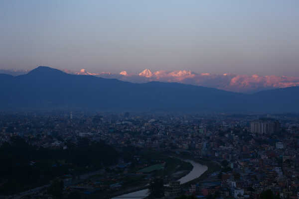 Evening Serenity over Kathmandu Valley