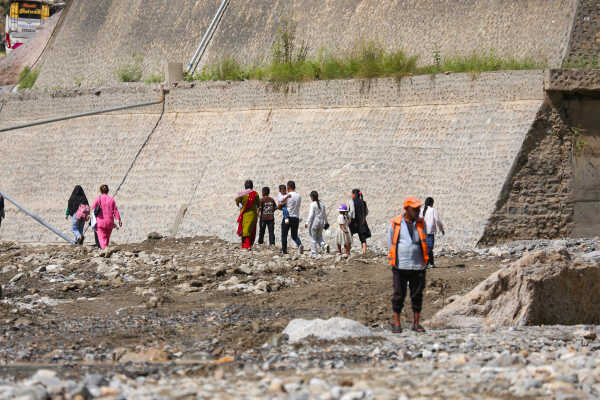 Flood Damage on BP Highway in Chaukidanda After Heavy Rain