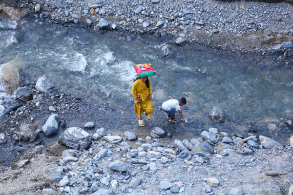 Flood Damage on BP Highway in Chaukidanda After Heavy Rain