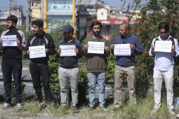 Independent Football Supporters Hold Peaceful Protest at ANFA Gate