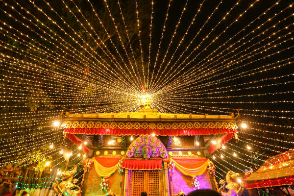 Maitidevi Temple Shines Bright as Tihar Festival Approaches