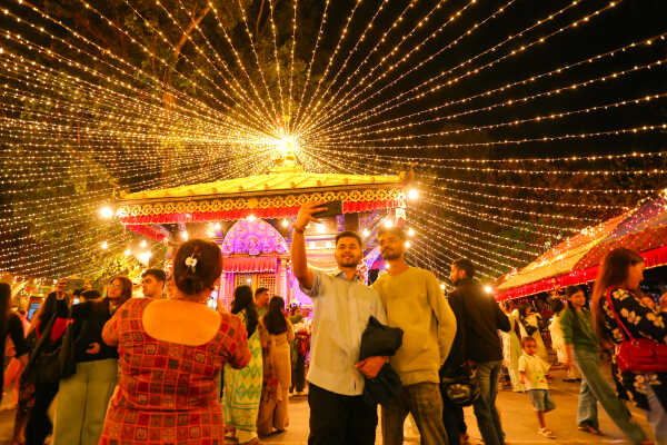 Maitidevi Temple Shines Bright as Tihar Festival Approaches