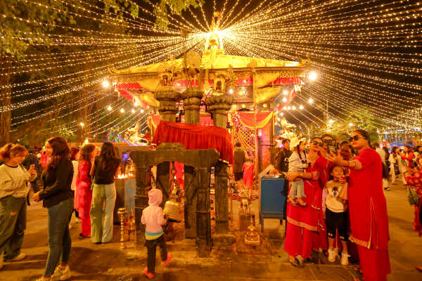 Maitidevi Temple Shines Bright as Tihar Festival Approaches