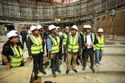 Minister Kulman Ghising Conducts On-Site Inspection of Federal Parliament Building
