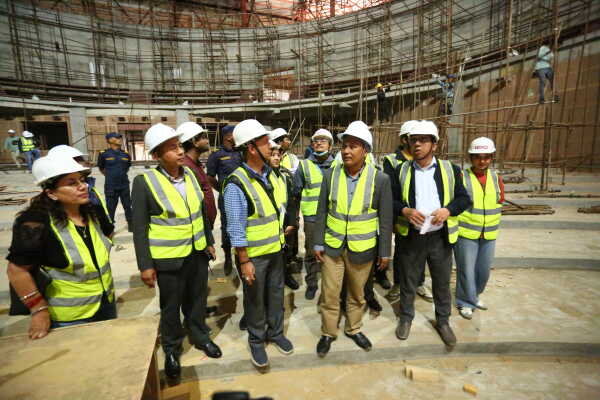 Minister Kulman Ghising Conducts On-Site Inspection of Federal Parliament Building