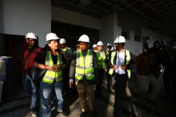 Minister Kulman Ghising Conducts On-Site Inspection of Federal Parliament Building
