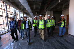 Minister Kulman Ghising Conducts On-Site Inspection of Federal Parliament Building