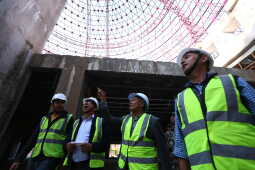 Minister Kulman Ghising Conducts On-Site Inspection of Federal Parliament Building