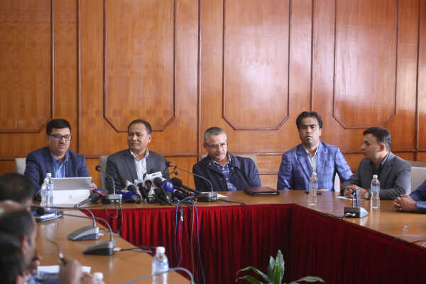 Press Conference by Kulman Ghising, Minister of Physical Infrastructure and Transport