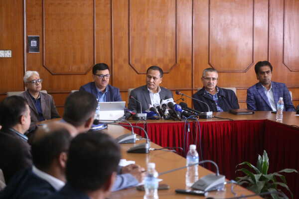 Press Conference by Kulman Ghising, Minister of Physical Infrastructure and Transport