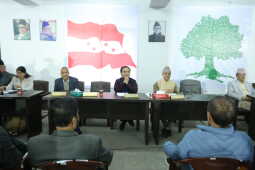 Nepali Congress Holds Central Committee Meeting in Kathmandu
