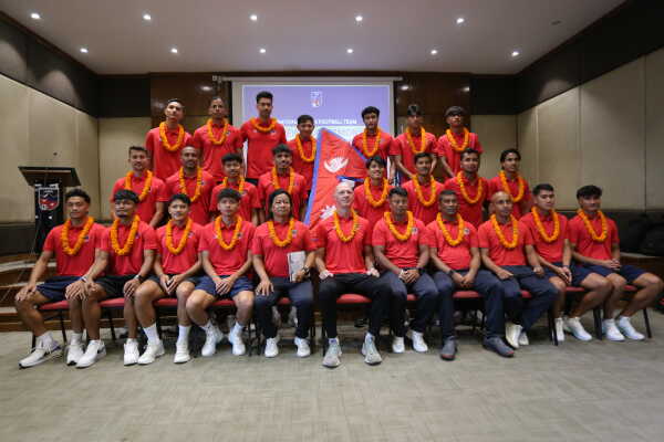 Nepali Men’s National Football Team Bids Farewell Ahead of AFC Asian Cup Qualifiers