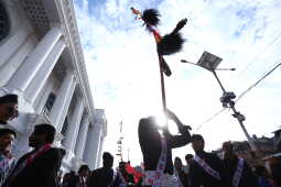 Newa Community Celebrates Nepal Sambat New Year at Basantapur Durbar Square