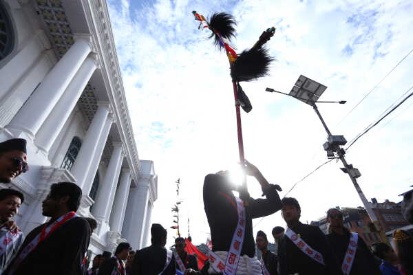 Newa Community Celebrates Nepal Sambat New Year at Basantapur Durbar Square