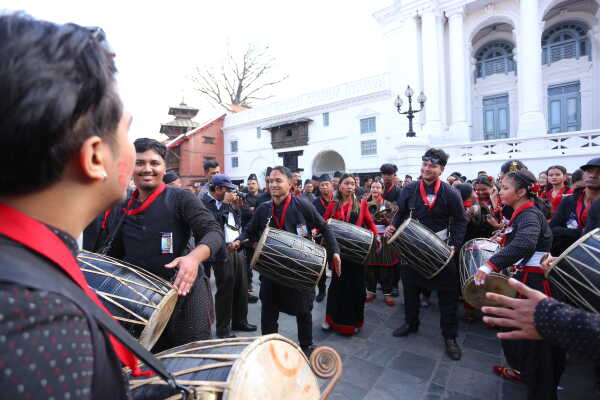 Newa Community Celebrates Nepal Sambat New Year at Basantapur Durbar Square
