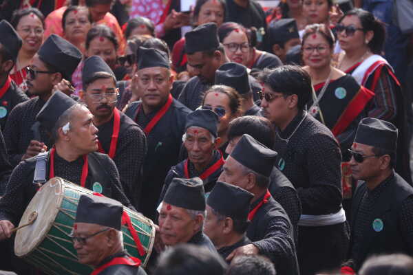 Newa Community Celebrates Nepal Sambat New Year at Basantapur Durbar Square