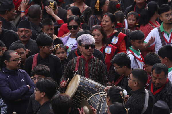 Newa Community Celebrates Nepal Sambat New Year at Basantapur Durbar Square