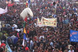 Newa Community Celebrates Nepal Sambat New Year at Basantapur Durbar Square