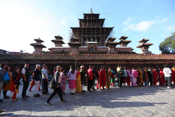 Taleju Bhawani Temple Opens to Public on Maha Navami in Kathmandu