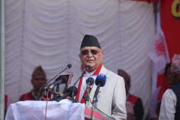 UML Hosts Meet-and-Greet Tea Program with Chair KP Sharma Oli