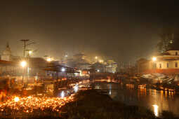 Balachaturdashi Ritual at Pashupatinath Devotees Offer Shatbij in Honor of Ancestors