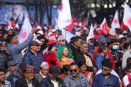 CPN (UML) Bagmati Province Rally and Public Assembly Against Regression, Demanding Restoration of the House of Representatives