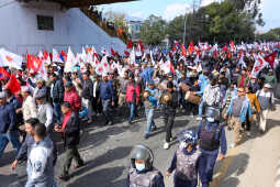 CPN (UML) Bagmati Province Rally and Public Assembly Against Regression, Demanding Restoration of the House of Representatives