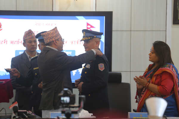 Dan Bahadur Karki Assumes Office as Nepal’s New Inspector General of Police