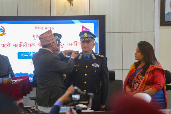 Dan Bahadur Karki Assumes Office as Nepal’s New Inspector General of Police