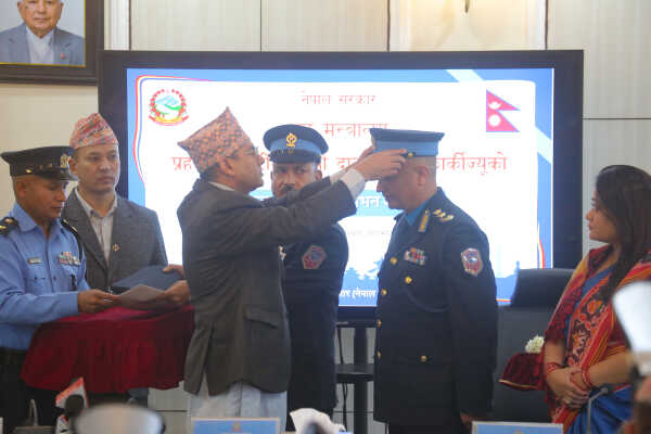 Dan Bahadur Karki Assumes Office as Nepal’s New Inspector General of Police