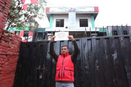 Lockdown at Nepali Congress Party Office