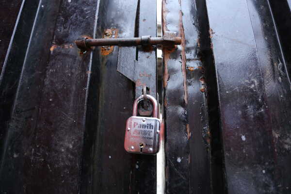 Lockdown at Nepali Congress Party Office