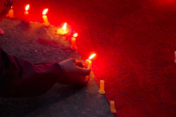 Maiti Nepal Lights Red Ribbon Candle Vigil on Eve of World AIDS Day
