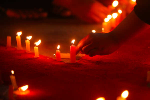 Maiti Nepal Lights Red Ribbon Candle Vigil on Eve of World AIDS Day